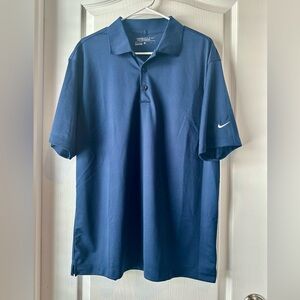 Nike Golf Tour Performance Polo Shirt Men’s L Classic Navy Blue Dri-Fit